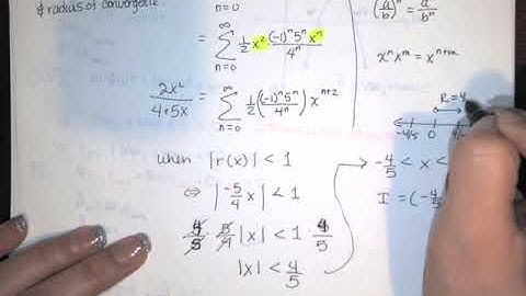 86. Power Series - Part 4 - Finding a (Geometric) Power Series Representation of a Function