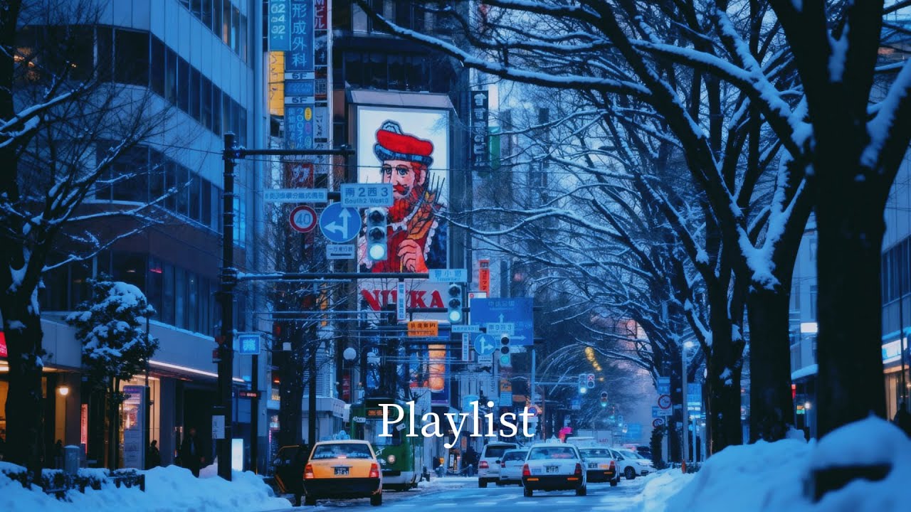 𝐏𝐥𝐚𝐲𝐥𝐢𝐬𝐭 일본 겨울 여행 가고 싶어지는 감성 시티팝 ☕❄️ jpop · city pop