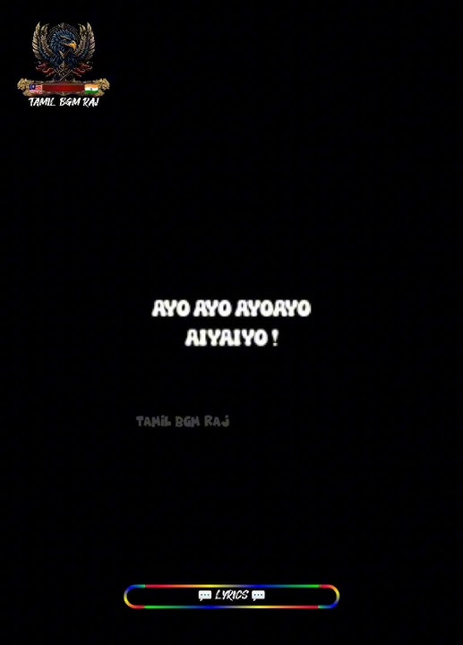 Hervin Ayo Ayo WhatsApp Status Black Screen Lyrics Video Song