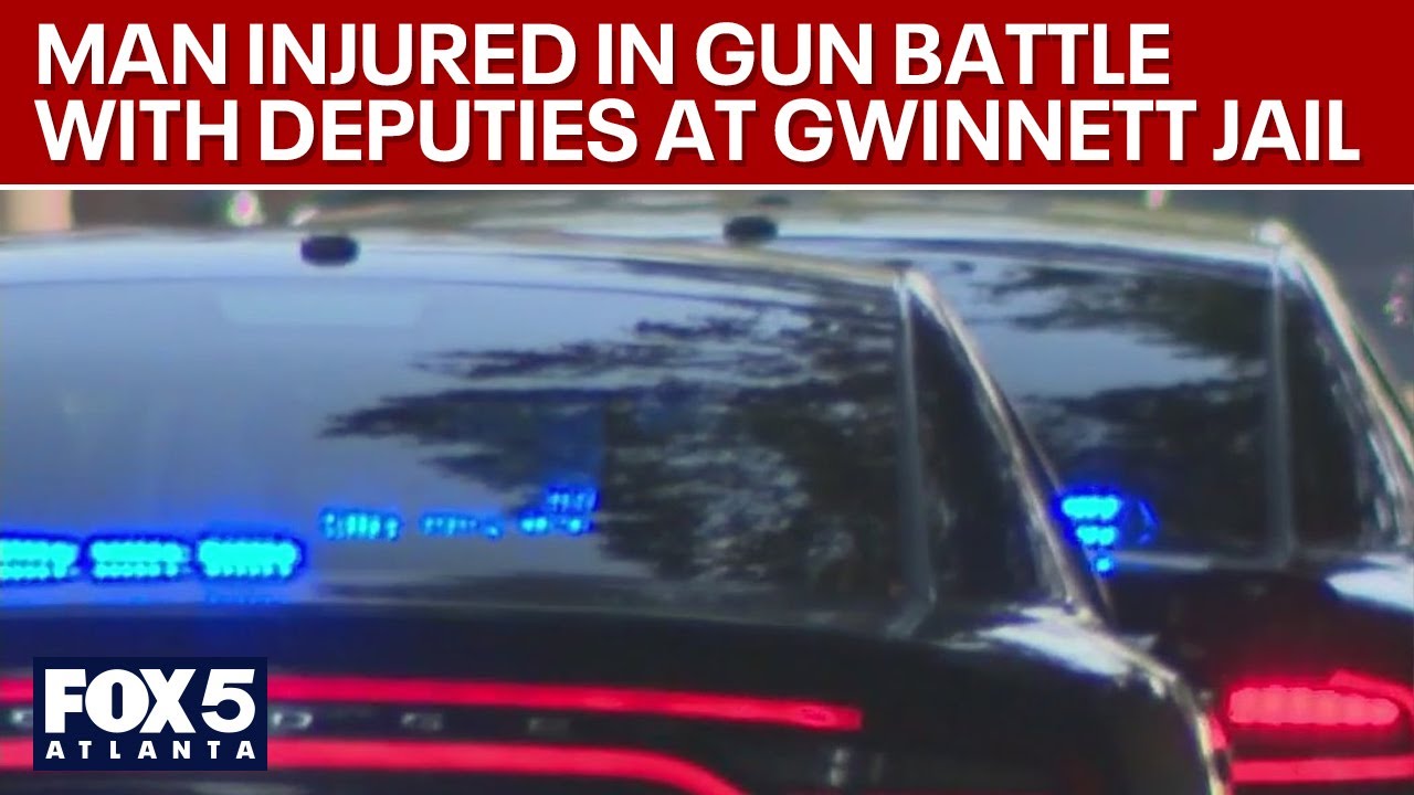 Man shot by deputies returning fire at Gwinnett Jail | FOX 5 News - YouTube