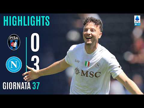 Conte Vola in Champions | PISA-NAPOLI 0-3 | HIGHLIGHTS | SERIE A ENILIVE 2025/26 — football highlights