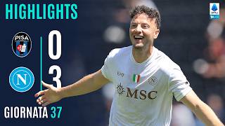 Conte Vola in Champions | PISA-NAPOLI 0-3 | HIGHLIGHTS | SERIE A ENILIVE 2025/26