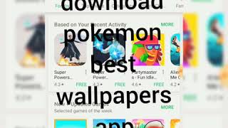 How to download legendary pokemon wallpaper app screenshot 2