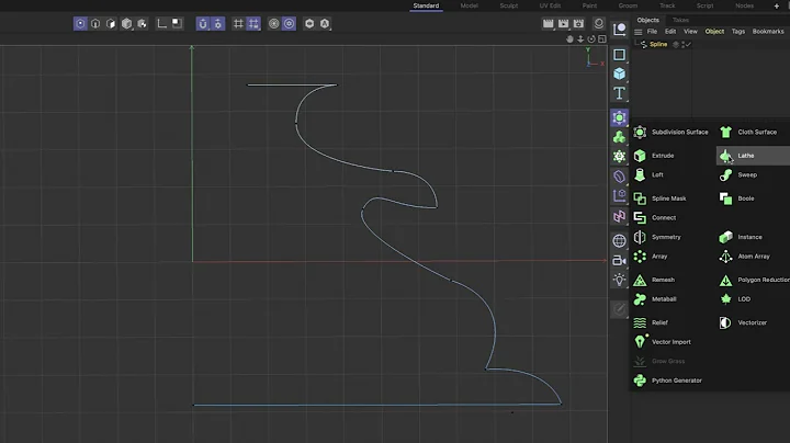 Cinema 4D Video 7 Using Pen Tool to Make Splines