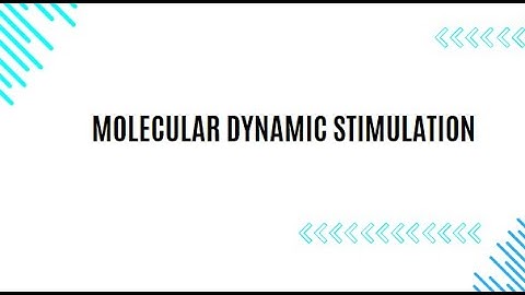 What is Molecular Dynamics Stimulation? #Molecular #dynamics #bioinformatics