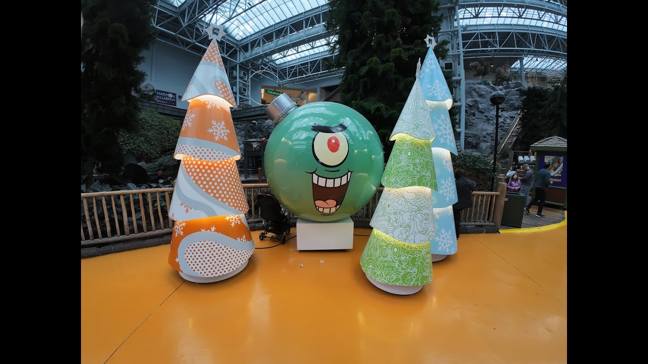 Mall of America The Log Chute Ride In Slow Mo 