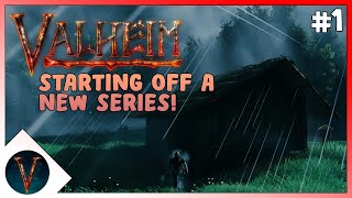 Starting Off A New Series! First Few Days! | Valheim Solo Playthrough (Ep.1)