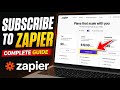 How to subscribe to Zapier to automate LinkedIn lead capture - Complete Guide
