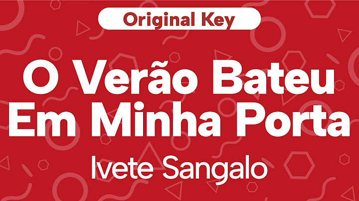 Karaoke O Verão Bateu Em Minha Porta - Ivete Sangalo | Original Key (Cover with Backing Vocals)