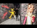 We Got Trapped In A Maze with Cartoon Cat and FNAF in Gmod! (Garry's Mod Multiplayer Gameplay)