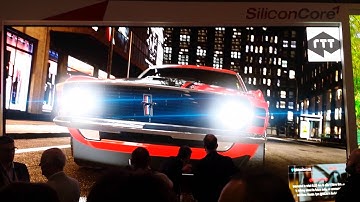 Silicon Core Magnolia LED wall