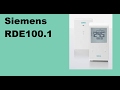 Siemens rde100 room thermostat siemens rde100