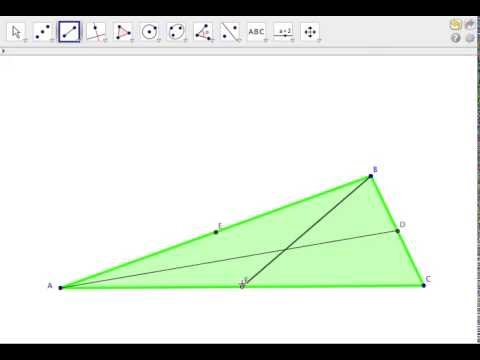 Video: Hvordan Man Tegner Medianen I En Trekant