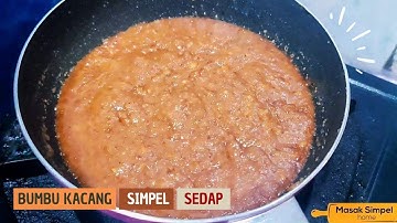 BUMBU KACANG SIMPEL‼️Tanpa Gula Merah, Tanpa Asam Jawa❗Awet 2 Minggu