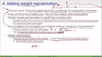 [DL] L1 and L2 regularization
