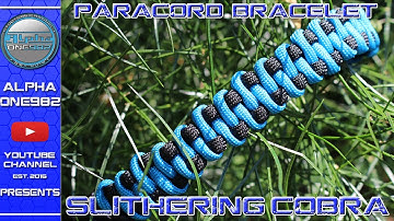 How To Make Paracord Bracelet Slithering Cobra
