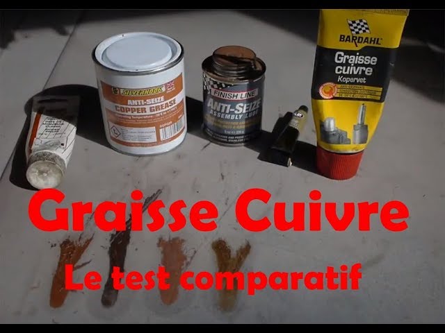 Graisse Cuivre, Test comparatif, ça chauffe ( Part 3) - YouTube