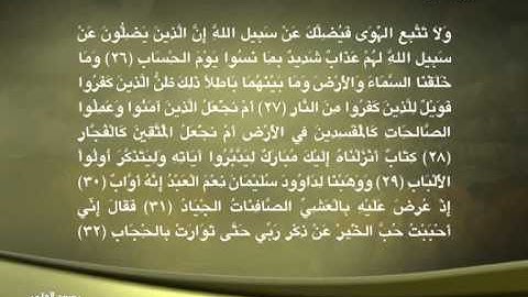 الشيخ ظفر القليب / سورة ص /من الاصدار الثاني