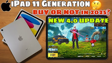 ⚡ iPad 11 Gen 2025 BGMI Gameplay + Review | NEW 4.0 Update 🔥 120 FPS Test!