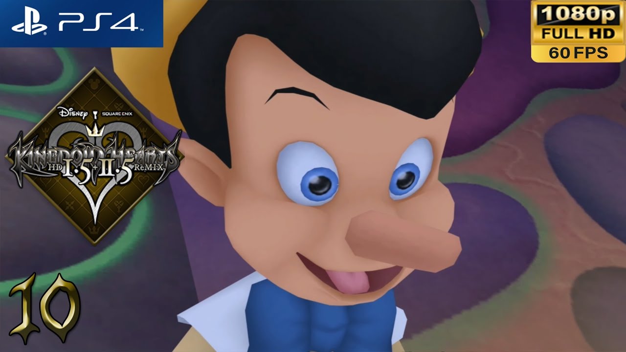 [PS4 1080p 60fps] Kingdom Hearts 1 Walkthrough Part 10 Monstro - KH HD ...