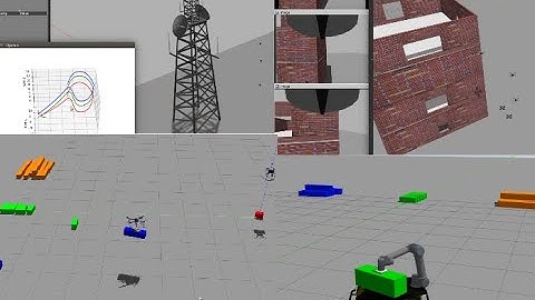 UAV-UGV applications, ROS-Gazebo Simulations, GCDSL, AE, IISc