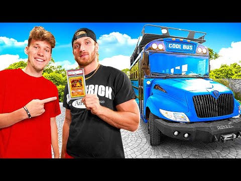 I Traded A Pokémon Card For Logan Paul's Cool Bus