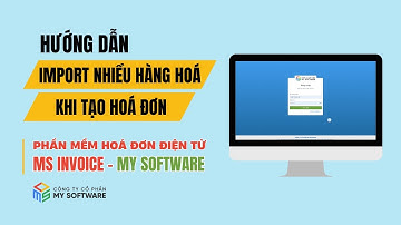 [MS INVOICE] Hướng dẫn Import nhiều hàng hóa khi tạo hóa đơn điện tử trên phần mềm MS invoice