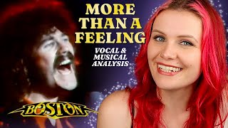 Vocal Coach Analyses MORE THAN A FEELING! - BOSTON