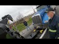 Peterbilt With Hopper Bottom Trailer Needs a Tow