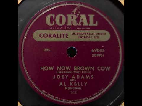 Joey Adams with Al Kelly - How Now Brown Cow (1954) - YouTube