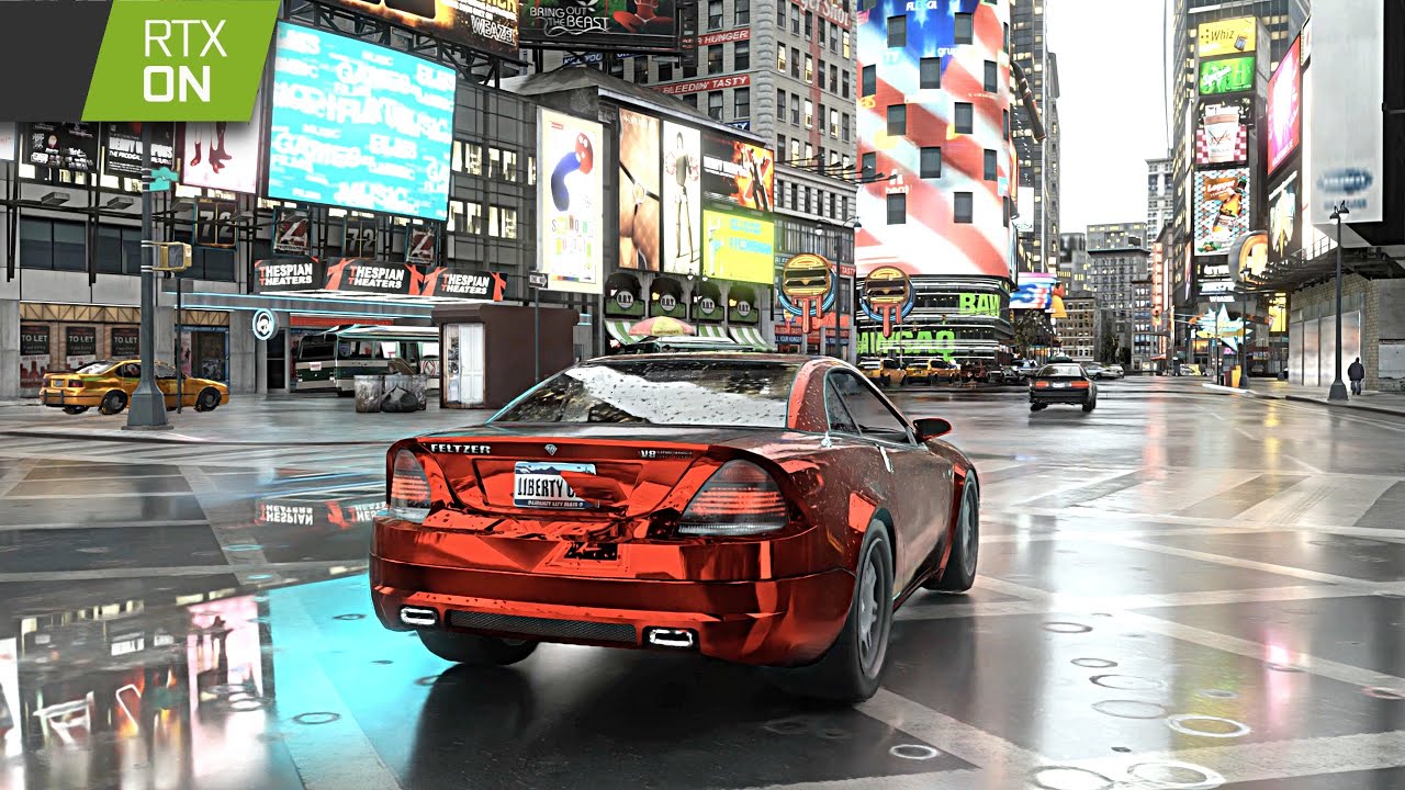 GTA IV - New 2026 Path Tracing RTX Remix 4k Graphics Mod! RTX 5090 Max Settings PC Gameplay!