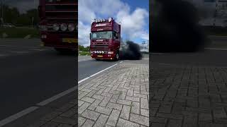 RETRO TRUCK TOUR 2024 // AALDERSON #shorts #scaniav8 #viral #youtubeshorts