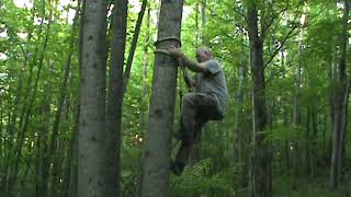 Two Tether experimenting with 3/4 twisted rope