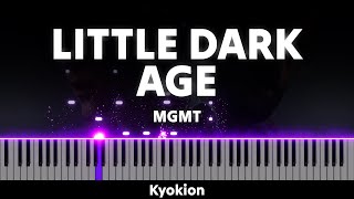 MGMT - Little Dark Age (Piano Cover / Tutorial)