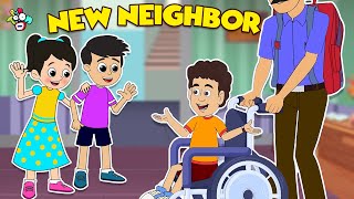 New Neighbor - My New Friend Animated Stories English Cartoon Moral Stories Puntoon Kids