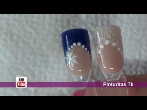 Como hacer efectos con glitter en uñas acrlícas 