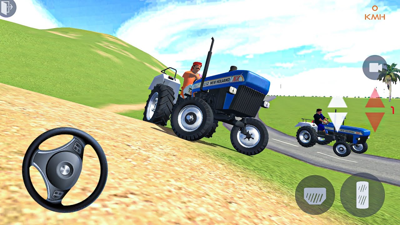 Indian tractor simulator 3d gameplay // tractor wala game video // Android gameplay malayalam