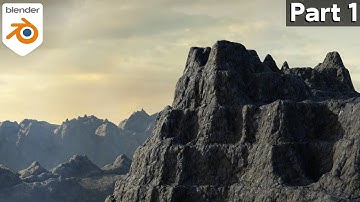 Creating Realistic Rocky Mountains in Blender - Part 1 (Tutorial)