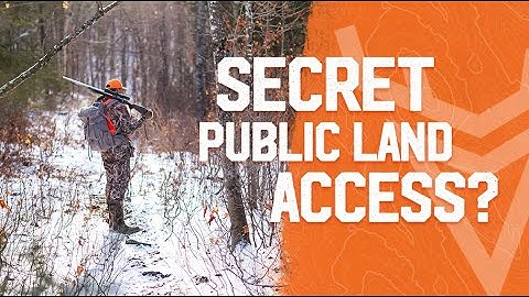 Hoe u geheime toegangspunten vindt voor de jacht op herten op openbaar land