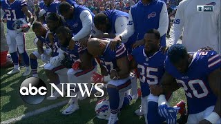 Trump reignites his feud with NFL players protesting police brutality and racial inequality