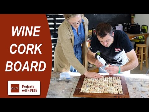 How to Make a Wine Cork Board