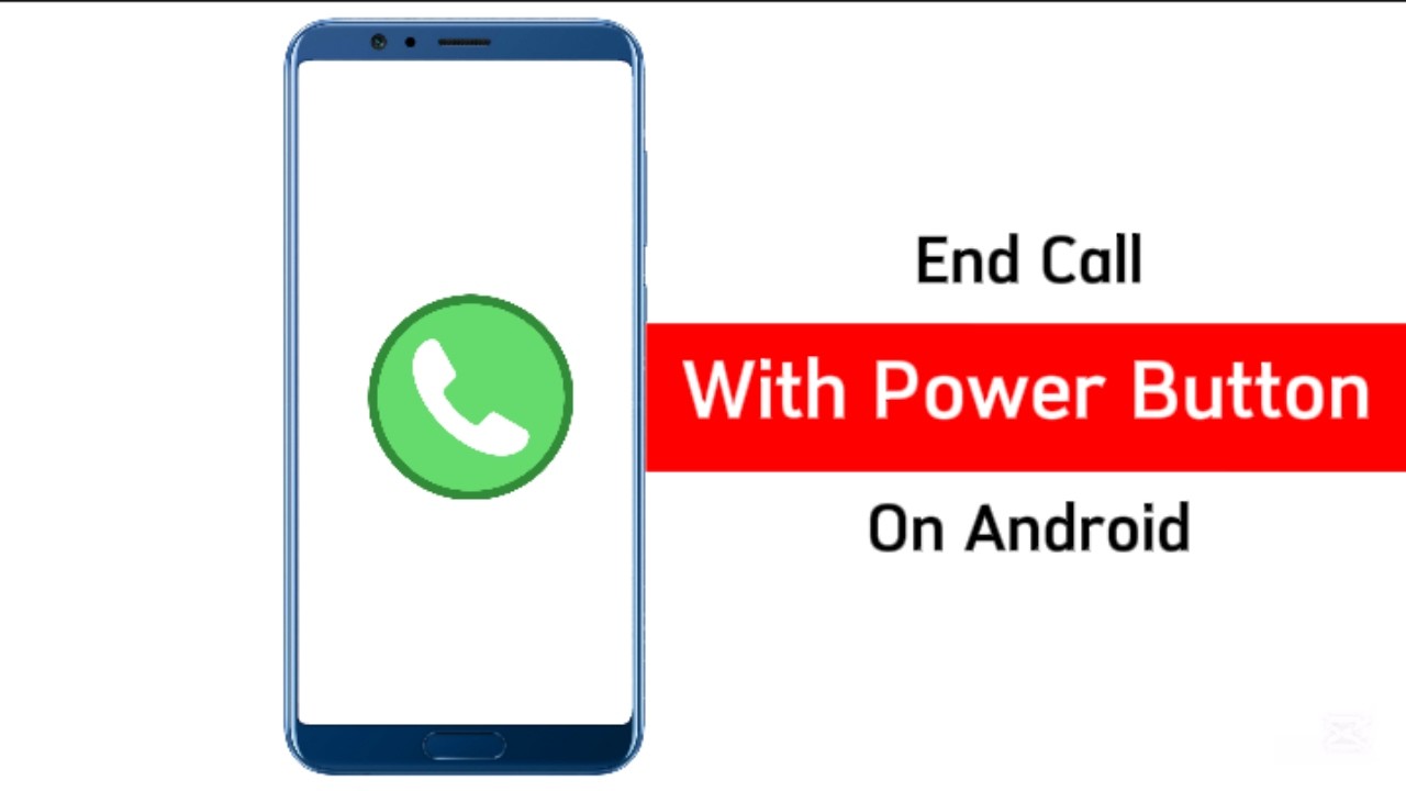 How to end calls with power button on android - YouTube