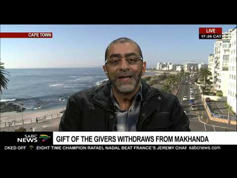 Imtiaz Sooliman explains Gift of the Givers' Makhanda decision