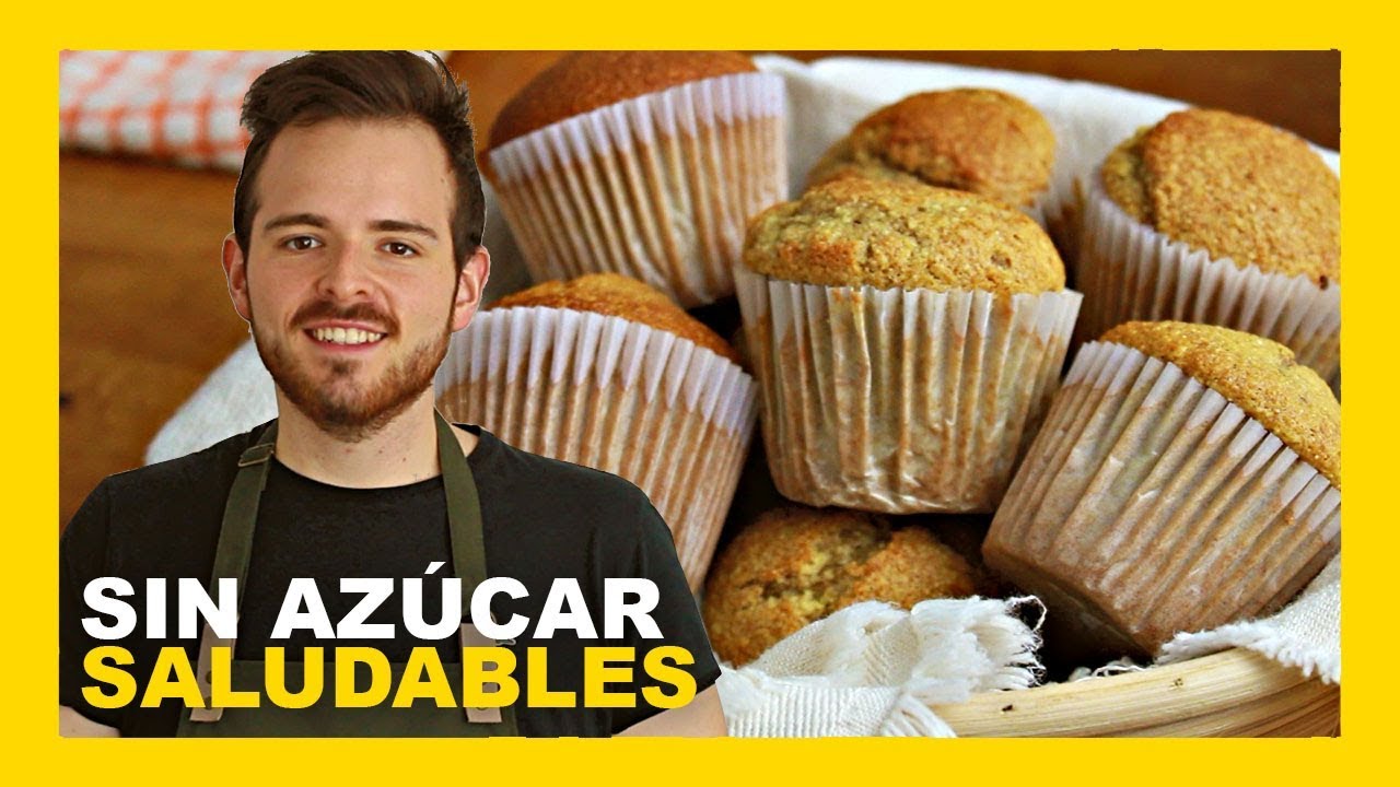 🔶 RECETA DE MUFFINS DE BANANA Y AVENA MUY FACILES (PLATANO)