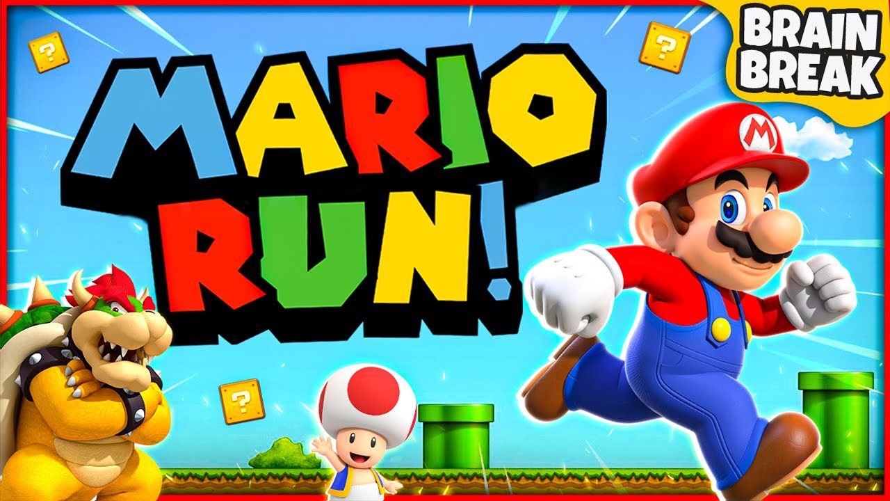 Mario Run | Mario Brain Break | Super Mario Games For Kids | Gonoodle -  Youtube