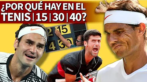 ¿Por qué son 40 y no 45 en tenis?