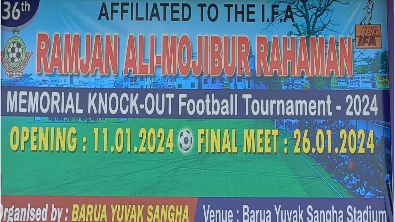 RAMJAN ALI MAJIBUR RAHAMAN MEMORIAL KNOCKOUT FOOTBALL TOURNAMENT