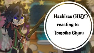 Hashiras (KNY) reacting to Tomioka Giyuu||Gacha club|| Part 1|| Demon slayer||No ship||Rushed||anime