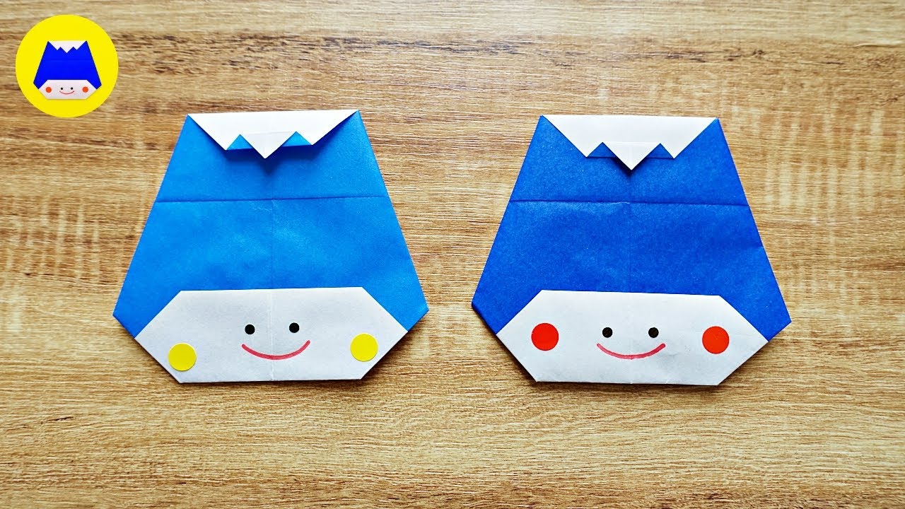 折り紙「富士山キッド」の折り方を音声解説（ともきち）