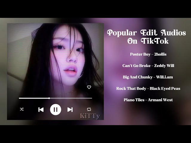 Playlist of popular edit audios for your imaginary edits ✨️ | + Timestamps ⏳️ |